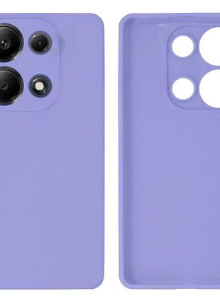 Чехол silicone case camera protective для xiaomi redmi note 13 pro 4g (13) лиловый lilac