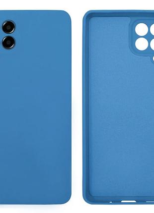 Чехол silicone case camera protective для samsung m53 (16) синий blue