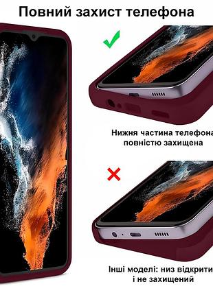 Чехол silicone case camera protective для xiaomi redmi note 9 pro (23) марсала marsala 4