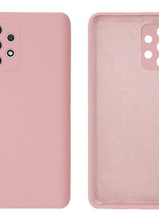 Чехол silicone case camera protective для samsung a32 4g (18) пудра pink sand