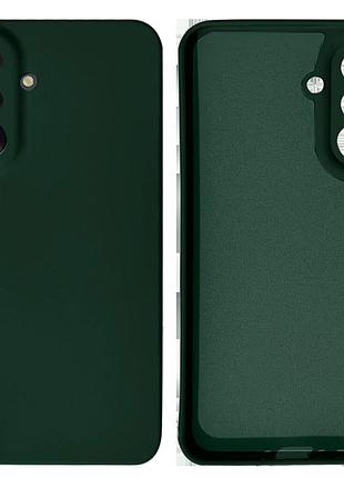 Чехол силиконовый full camera protective для samsung a36 (22) dark green тёмно-зелёный