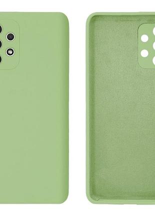 Чохол silicone case camera protective для samsung a13 4g (19) м'ятний mint