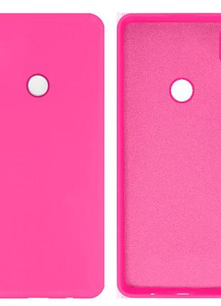 Чехол силиконовый full camera protective для xiaomi redmi note 7 (21) shiny pink ярко-розовый