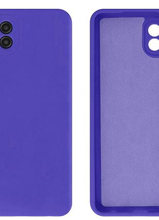 Чехол silicone case camera protective для samsung a22 4g (07) фиолетовый ultraviolet