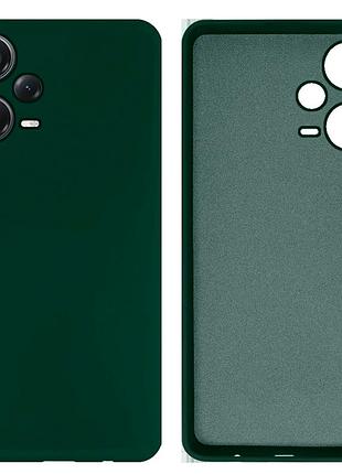 Чохол силіконовий full camera protective для xiaomi redmi note 12 pro + 5g (22) dark green темно-зелений