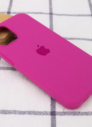Чехол silicone case full protective (aa) для apple iphone 16 pro (6.3") малиновый / dragon fruit 2