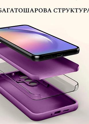 Чехол silicone case camera protective для samsung s20 plus (19) мятный mint 7