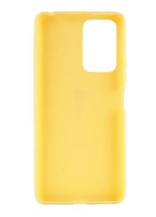 Чехол silicone case camera protective для xiaomi redmi note 12 pro 5g (20) желтый yellow 3