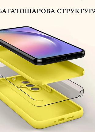 Чехол silicone case camera protective для xiaomi redmi note 12 pro 5g (20) желтый yellow 5