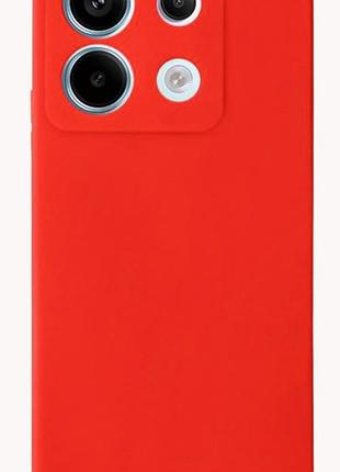 Чехол silicone case camera protective для xiaomi redmi note 13 4g (01) красный red 2