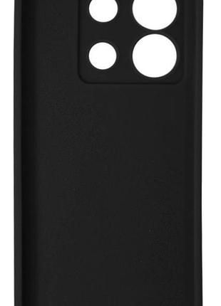 Чехол silicone case camera protective для xiaomi redmi note 13 pro + 5g (03) черный black 3