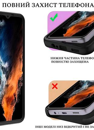 Чехол silicone case camera protective для xiaomi redmi note 13 pro + 5g (03) черный black 4
