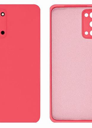 Чехол silicone case camera protective для samsung s20 (12) коралловый coral