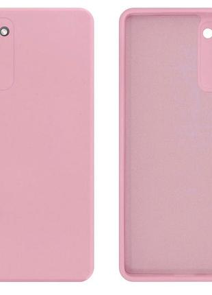 Чехол silicone case camera protective для samsung s20 fe (18) пудра pink sand