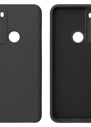 Чехол silicone case camera protective для xiaomi redmi note 8 (05) темно серый dark grey