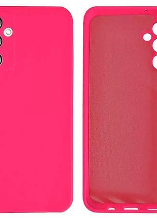 Чехол silicone case camera protective для samsung m14 (21) ярко розовый shiny pink