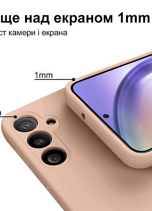 Чехол silicone case camera protective для xiaomi redmi note 8 pro (18) пудра pink sand 6