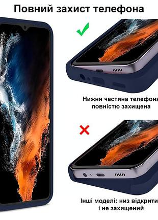 Чохол silicone case camera protective для xiaomi redmi note 9 pro (08) темно-синій dark blue 4