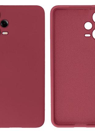 Чохол силіконовий full camera protective для xiaomi redmi note 12 pro 5g (15) raspberry малиновий
