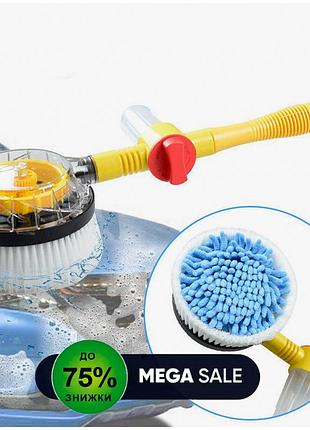 Насадка для шланга вращающаяся щетка water blast cleaner roto brush / насадка на шланг