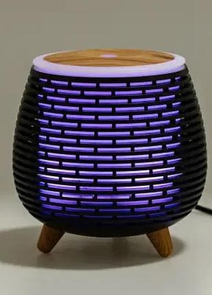 Увлажнитель воздуха с подсветкой holdmay aroma diffuser мини 140мл черный