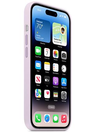 Чохол silicone case full protective (aa) для apple iphone 16 (6.1") бузковий / lilac 2