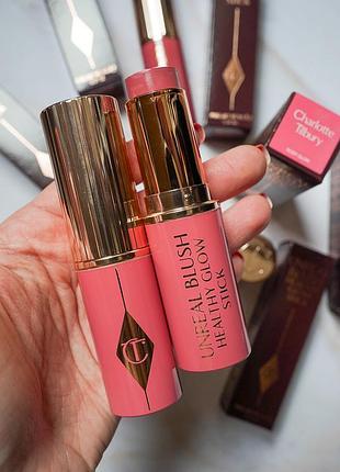 Кремові румʼяна-стік unreal blush healthy glow stick rosy glow