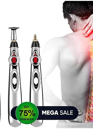 Акупунктурный массажер для лица и тела в форме ручки massager pen массажная ручка акупунктурная