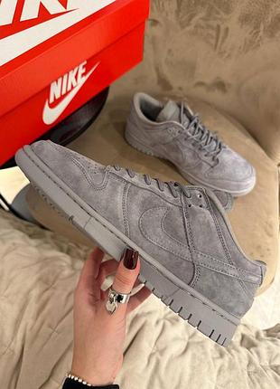 Nike sb dunk low supreme grey 5