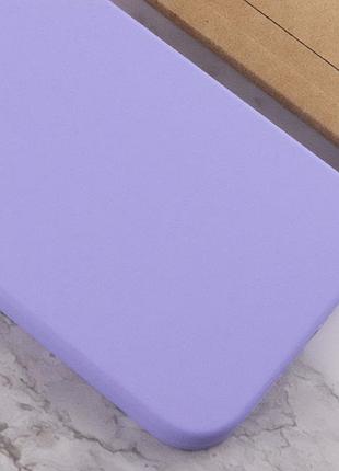 Чехол silicone case full protective (aa) no logo для apple iphone 12 pro / 12 (6.1") сиреневый / dasheen 3
