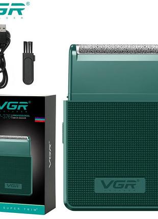 Электробритва vgr v-376 green modern home style