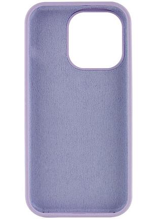 Чохол silicone case full protective (aa) no logo для apple iphone 16 (6.1") бузковий / lilac 4