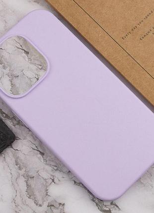 Чохол silicone case full protective (aa) no logo для apple iphone 16 (6.1") бузковий / lilac 5