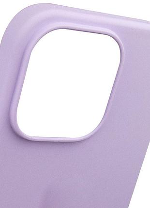 Чохол silicone case full protective (aa) no logo для apple iphone 16 (6.1") бузковий / lilac 6