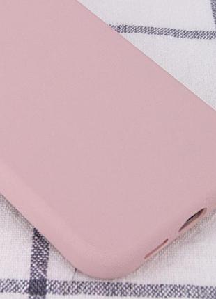 Чехол silicone case full protective (aa) no logo для apple iphone 12 pro / 12 (6.1") розовый / pink sand 2