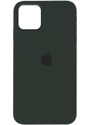 Чохол silicone case full protective (aa) для apple iphone 13 (6.1") зелений / cyprus green