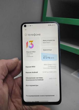 Мобільний телефон смартфон б/у xiaomi redmi note 9 4/128gb