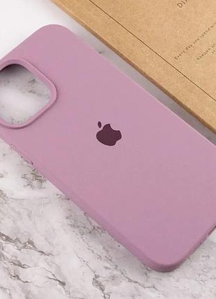 Чохол для iphone 14 pro silicone case full protective (lilac pride) 5