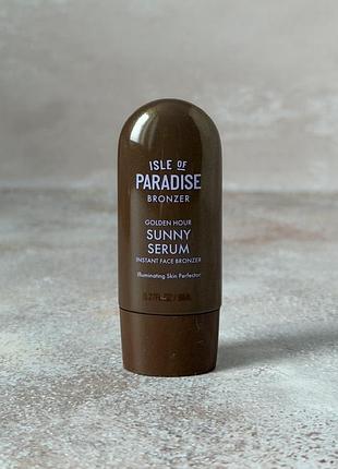 Isle of paradise - golden hour sunny serum instant face bronzer - бронзуюча сироватка для обличчя, 8 ml