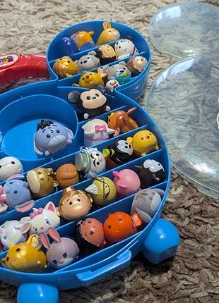 Фигуркиdisney zuru tsum tsum коллекционные в кейсе 52 шт цена за набор