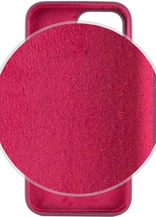 Чехол silicone case full protective (aa) для apple iphone 16 plus (6.7") бордовый / plum 3