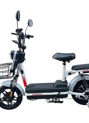 Велосипед з електромотором spark buddy 14" 48v/500w/12ah сірий