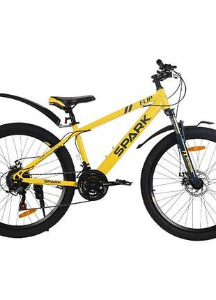 Велосипед spark flip (колеса – 26", стальная рама – 15") желтый
