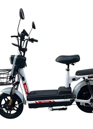 Велосипед з електромотором spark bloom 14" 48v/400w/12ah сірий