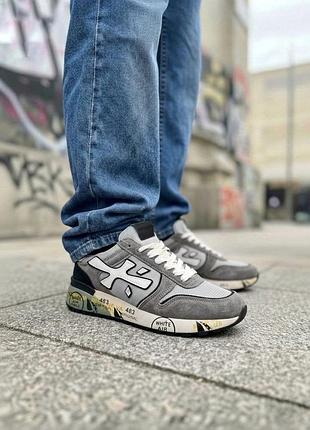 Premiata mick grey/white