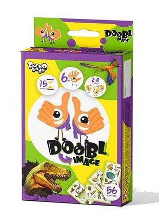 Настольная игра "doobl image, dino", укр