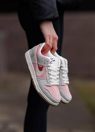 Nike sb dunk low se 85 double swoosh pink rabbit