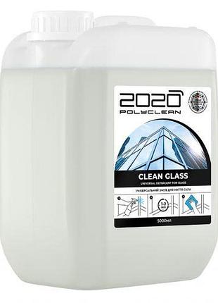 Універсальний засіб для миття скла "clean glass" (5 л) 2020 polyclean