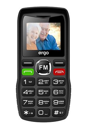 Мобiльний телефон ergo r182 dual sim black