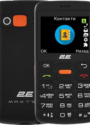 Мобiльний телефон 2e t180 max dual sim black (688130251051)